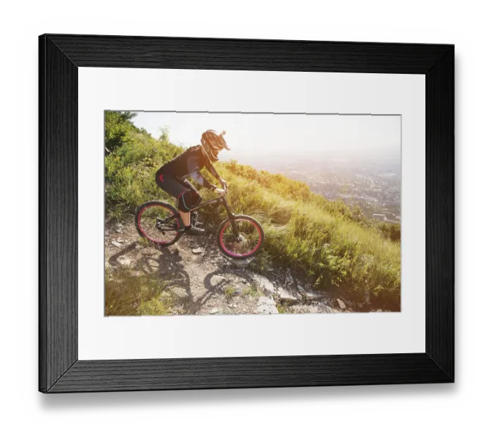 Framed Print : In summer on a sunny day