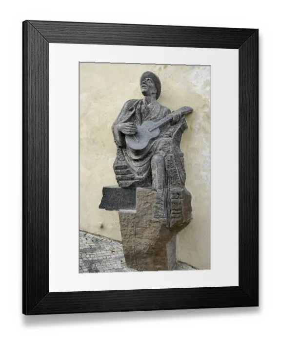 Framed Print : Sculpture of Karek Hasler in Prague Framed Print : Sculpture of Karek Hasler in Prague