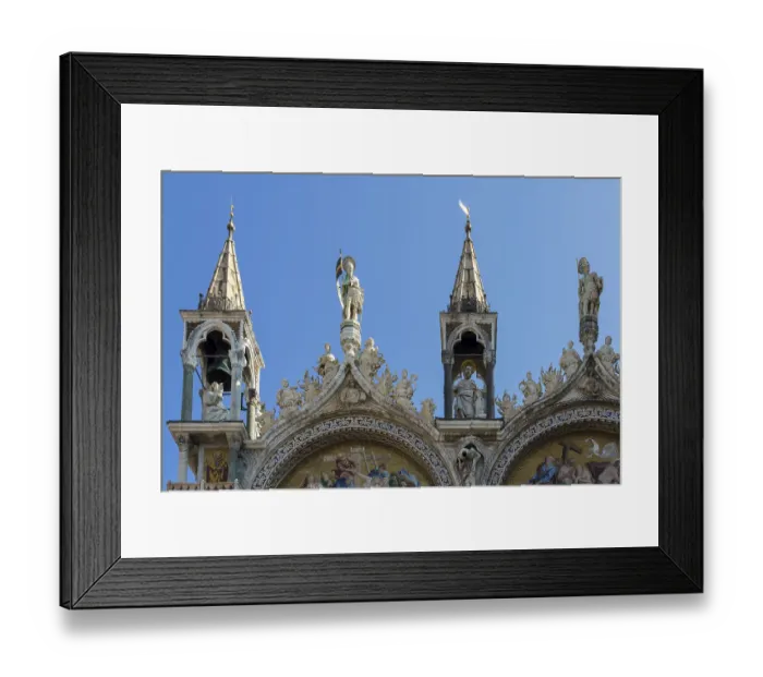 Framed Print : Partial view of Saint Marks Basilica Venice Framed Print : Partial view of Saint Marks Basilica Venice