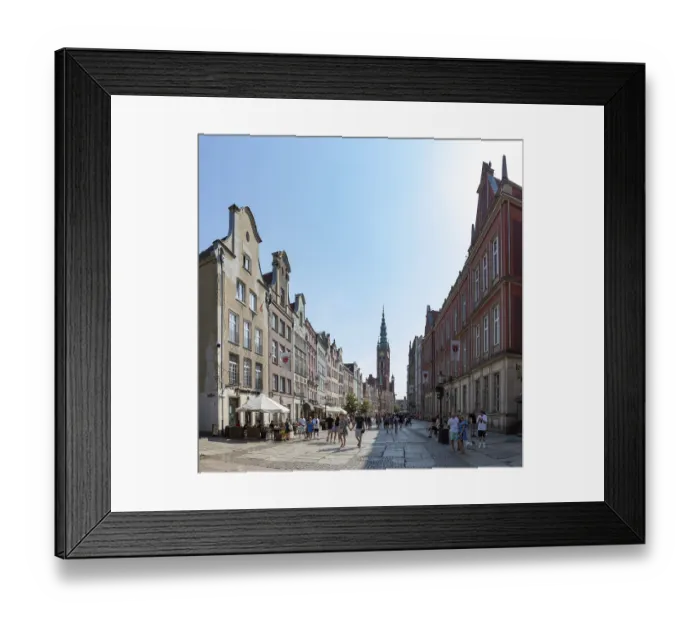 Framed Print : A picture of the Long Street in Gdansk