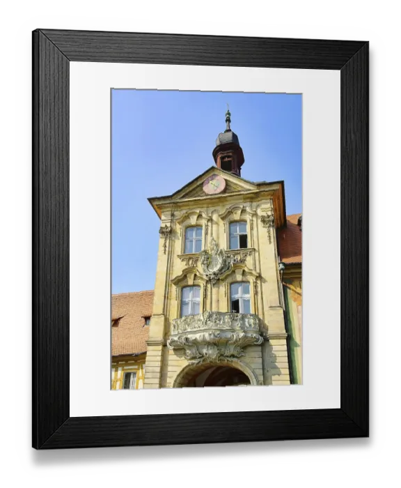 Framed Print : Bamberg town hall detail, Bamberg townhall detail 07