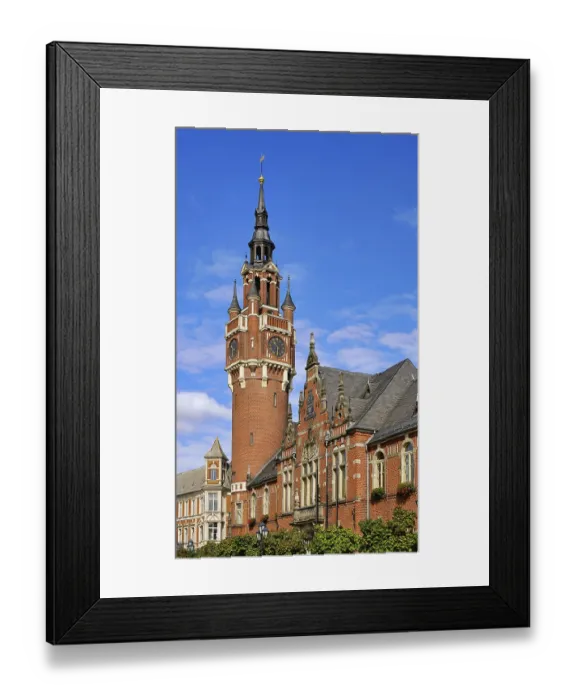 Framed Print : Dahme town hall, Dahme townhall 01