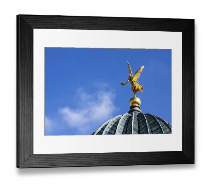 Framed Print : Detail of a historic building in Dresden Framed Print : Detail of a historic building in Dresden