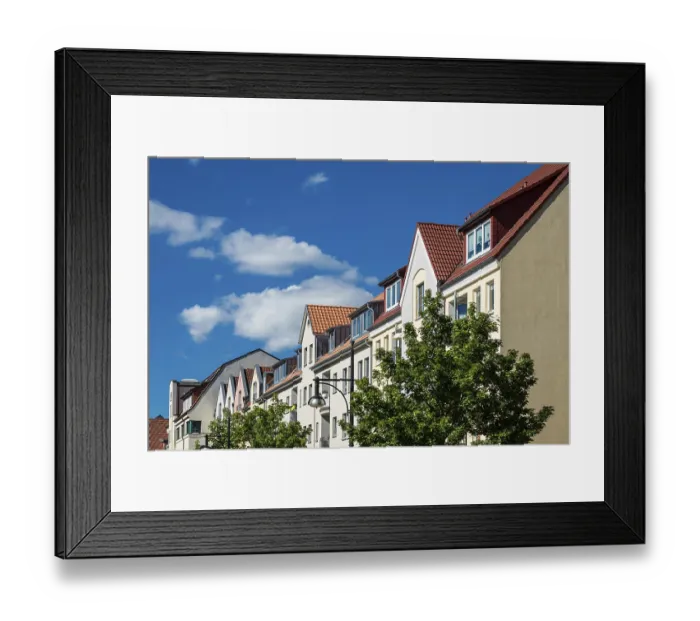 Framed Print : Buildings in the Hanseatic City of Rostock Framed Print : Buildings in the Hanseatic City of Rostock