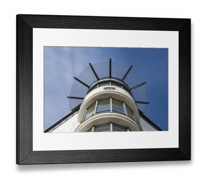 Framed Print : Buildings in the Hanseatic City of Rostock