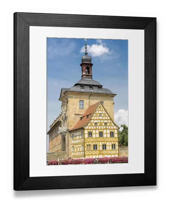 Framed Print : Old town hall with Rottmeisterhauschen in Bamberg Old town hall with Rottmeisterhuschen in Bamberg Framed Print : Old town hall with Rottmeisterhauschen in Bamberg Old town hall with Rottmeisterhuschen in Bamberg