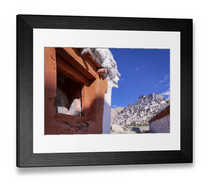 Framed Print : Courtyard of Chemrey Gompa (Monastery) Framed Print : Courtyard of Chemrey Gompa (Monastery)