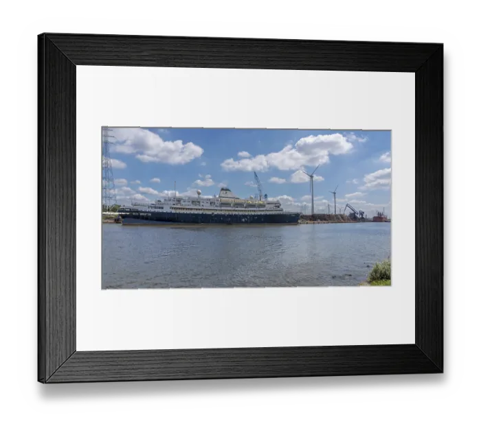 Framed Print : Astoria, cruise ship originally transatlantic ocean liner MS Stockholm