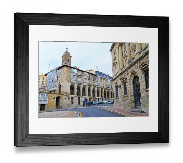 Framed Print : Los Arquillos, Vitoria Gasteiz