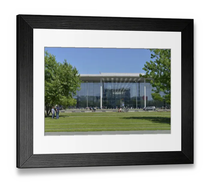 Framed Print : Jakob Kaiser House, DorotheenstraBe