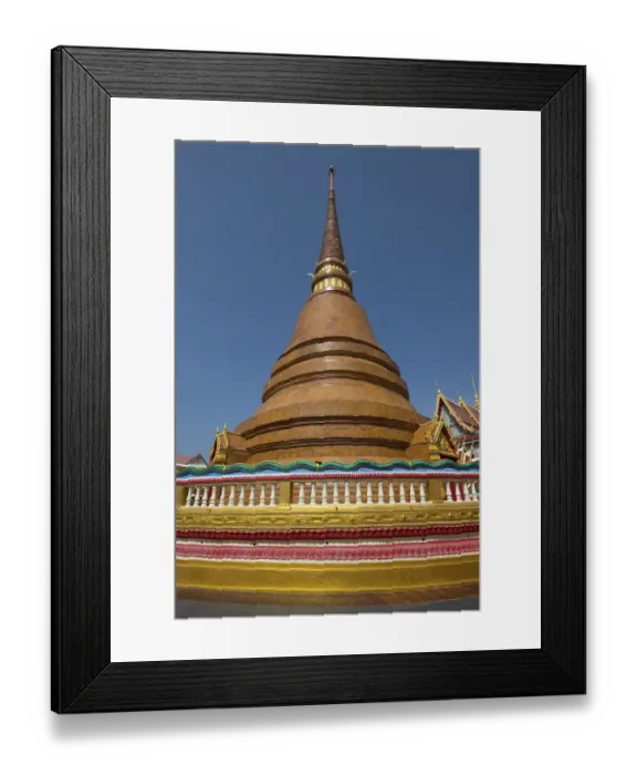 Framed Print : Chedi, Temple Wat That At Bueng Framed Print : Chedi, Temple Wat That At Bueng