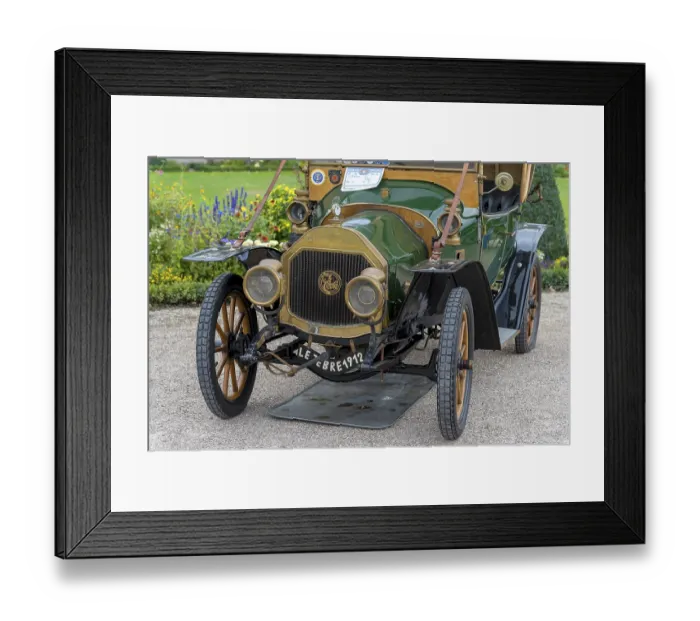 Framed Print : Classic car Le Zebre, France 1912