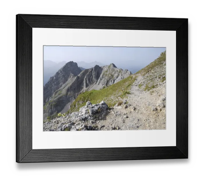 Framed Print : Karwendel mountains in Bavaria Germany
