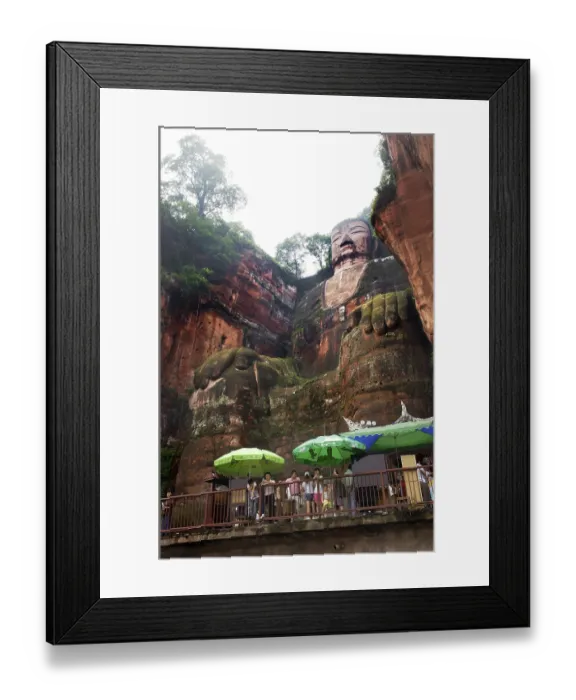 Framed Print : Leshan Giant Buddha, Leshan, China, Asia Framed Print : Leshan Giant Buddha, Leshan, China, Asia
