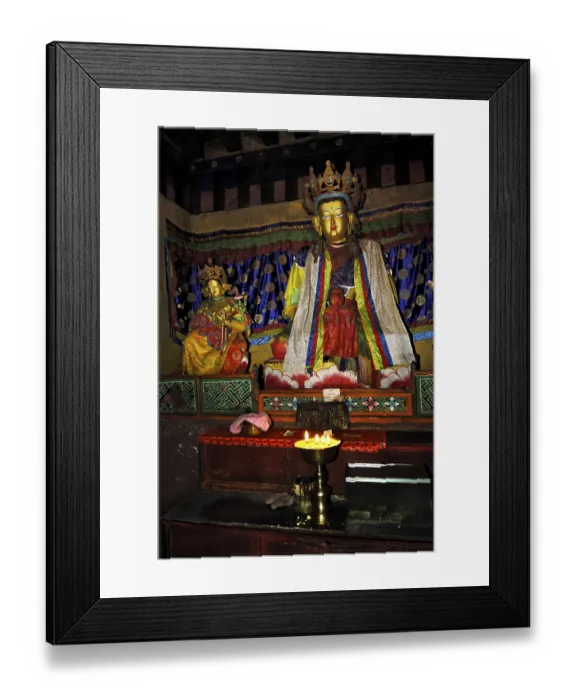 Framed Print : Figure, Trundruk temple near Lhasa, Tibet, Asia Framed Print : Figure, Trundruk temple near Lhasa, Tibet, Asia