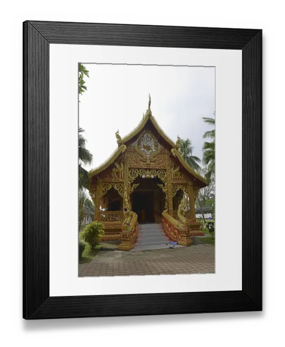 Framed Print : Viharn Phra Phut, Wat Phrathat Lampang Luang Temple Complex Framed Print : Viharn Phra Phut, Wat Phrathat Lampang Luang Temple Complex