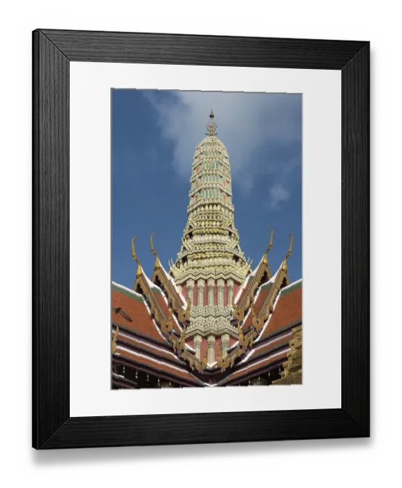 Framed Print : Richly carved prang, Royal Pantheon