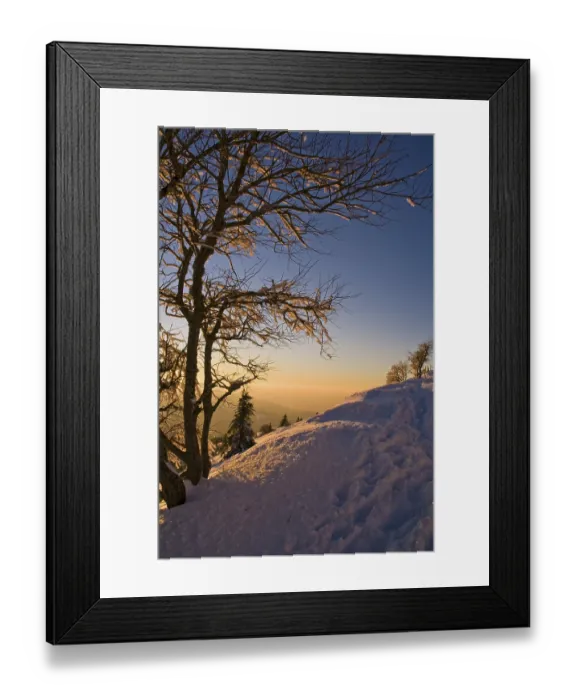 Framed Print : Evening light on Mt. Belchen in the southern Black Forest Framed Print : Evening light on Mt. Belchen in the southern Black Forest