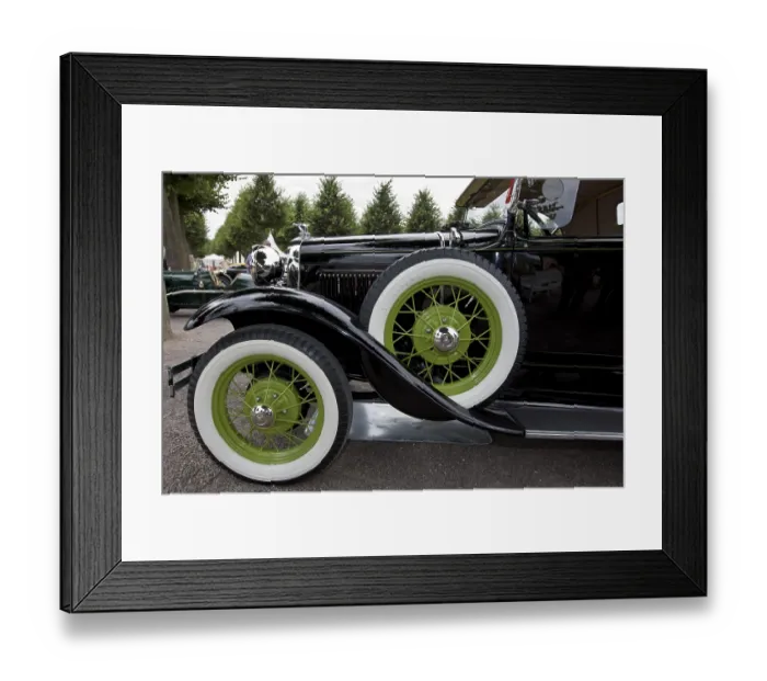 Framed Print : Ford Roadster Model A de Luxe USA 1931