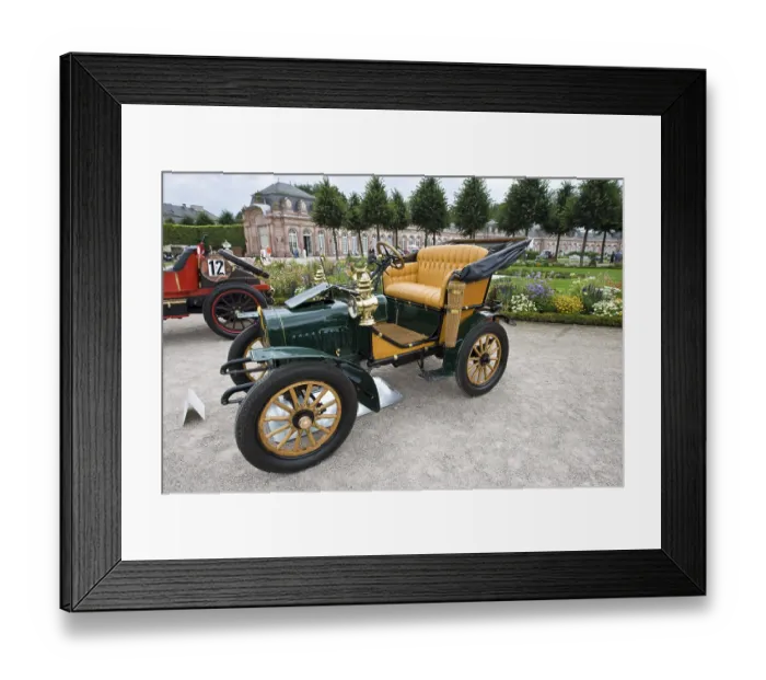 Framed Print : Vintage car meeting, Schwetzingen