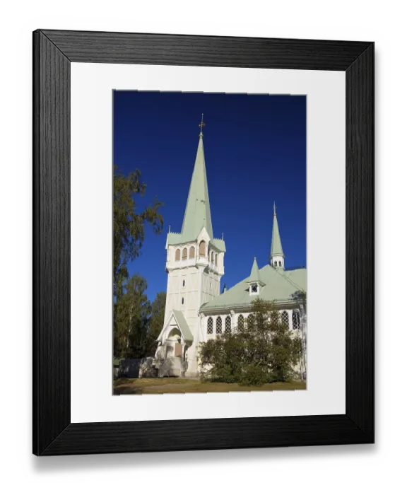 Framed Print : Jokkmokk Church, Lapland, Sweden
