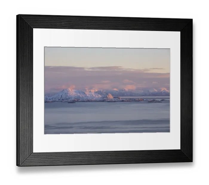 Framed Print : Skrova island in the Vestfjord