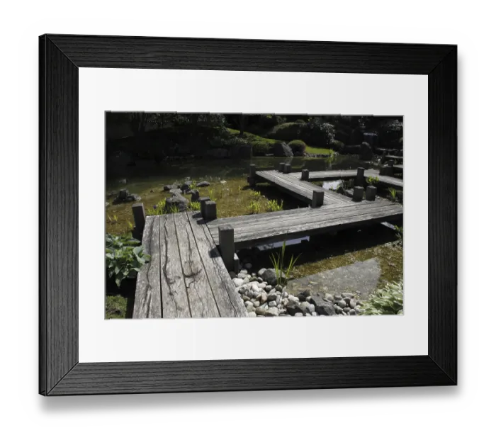 Framed Print : Japanese garden in Bad Langensalza