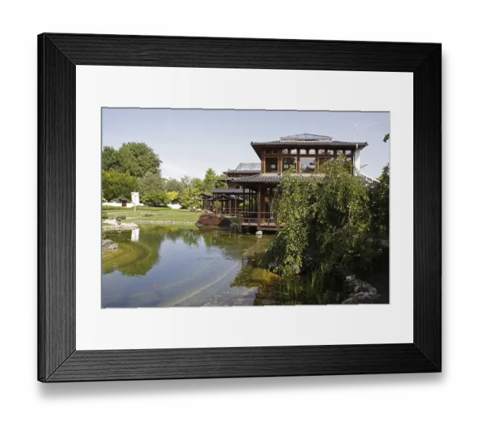 Framed Print : Japanese Garden Bad Langensalza Framed Print : Japanese Garden Bad Langensalza