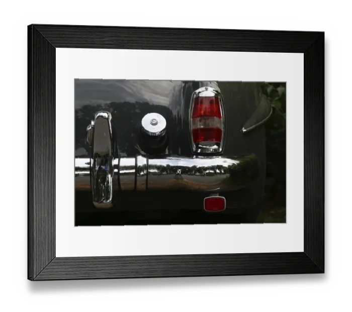 Framed Print : Vintage car tail light Framed Print : Vintage car tail light