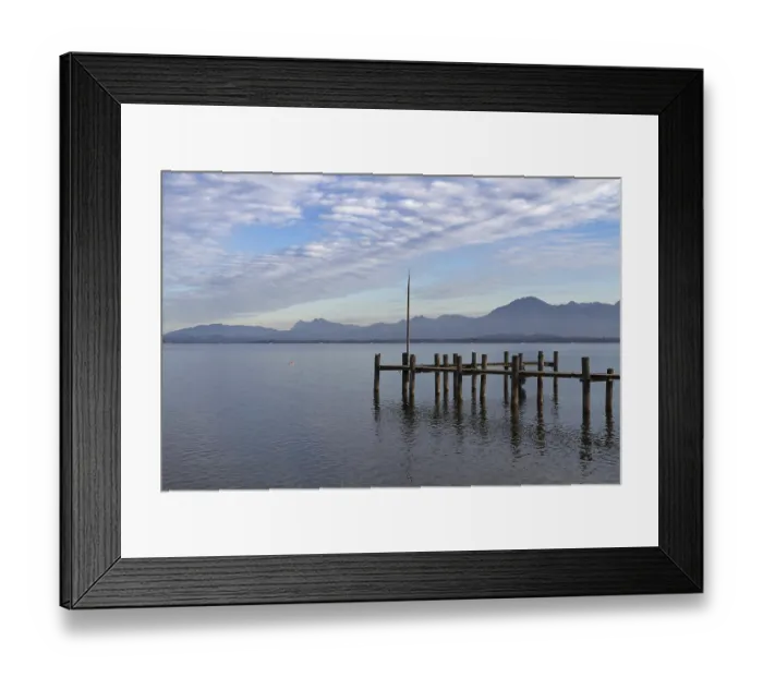 Framed Print : Autumn at Lake Chiemsee, Bavaria