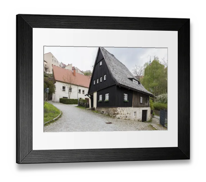 Framed Print : The witch's cottage in Bautzen