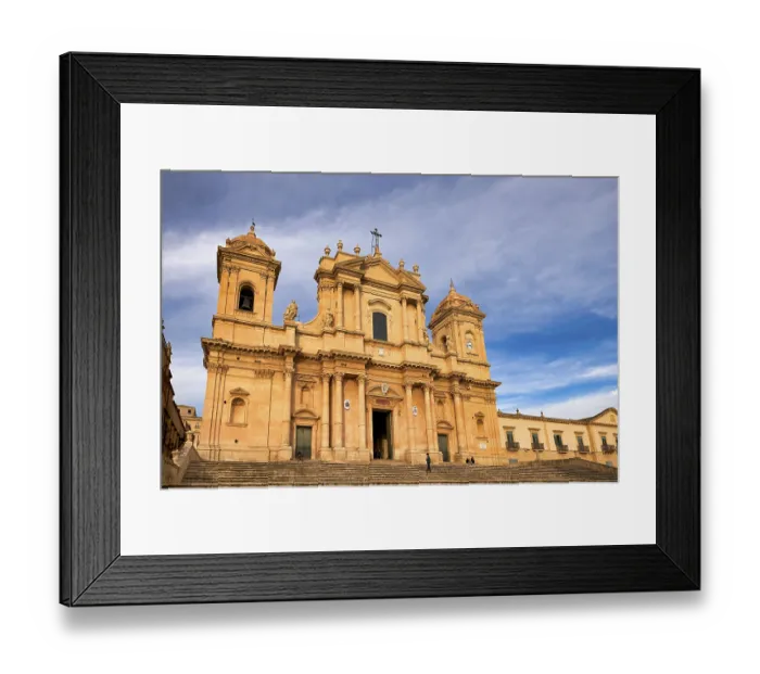 Framed Print : Noto Cathedral Sicily Italy