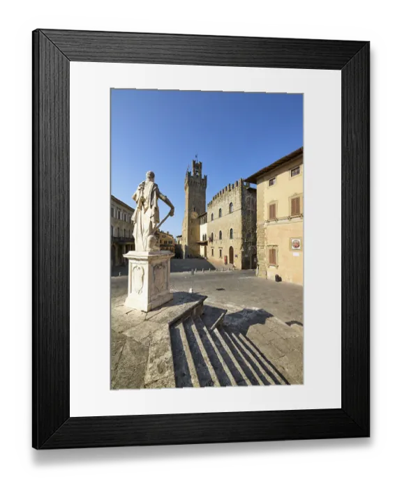 Framed Print : Arezzo Tuscany Italy. Palazzo dei Priori (Communal Palace)