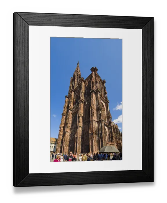 Framed Print : Strasbourg Cathedral, Strasbourg, Alsace, France