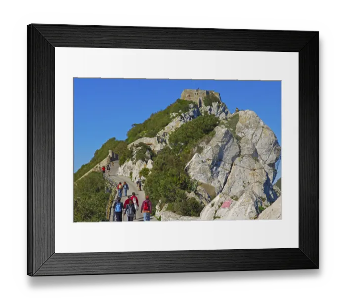 Framed Print : Rock of Gibraltar