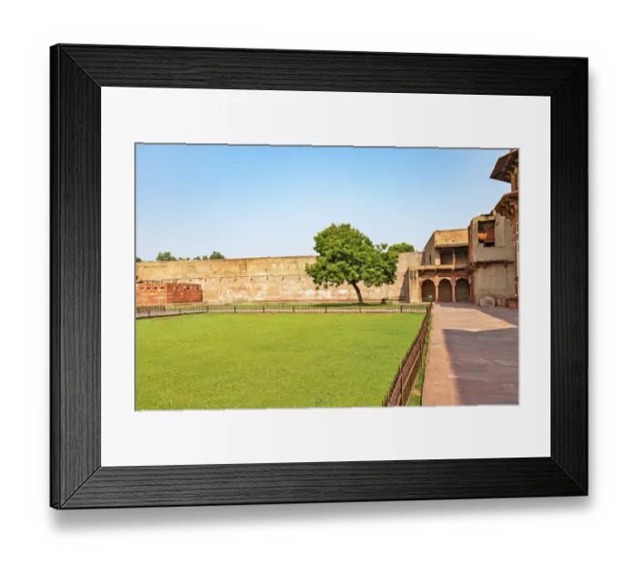 Framed Print : Agra Fort, a historical fort in Agra Framed Print : Agra Fort, a historical fort in Agra