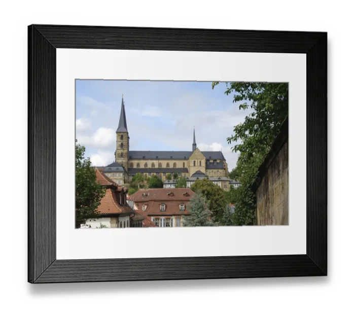 Framed Print : Michaelsberg Monastery in Bamberg (Germany) (Bavaria)