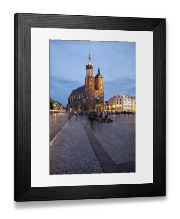 Framed Print : Krakow in Poland in the evening Framed Print : Krakow in Poland in the evening