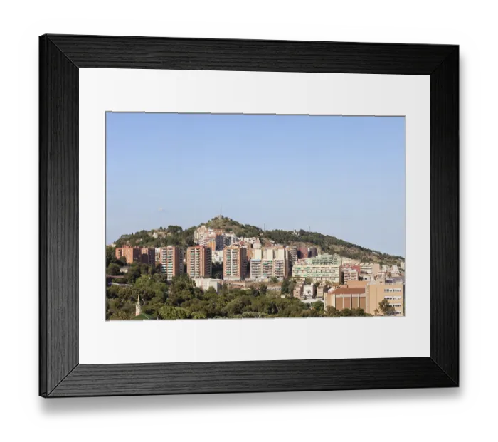Framed Print : Residential architecture in the city of Barcelona in Catalonia Framed Print : Residential architecture in the city of Barcelona in Catalonia