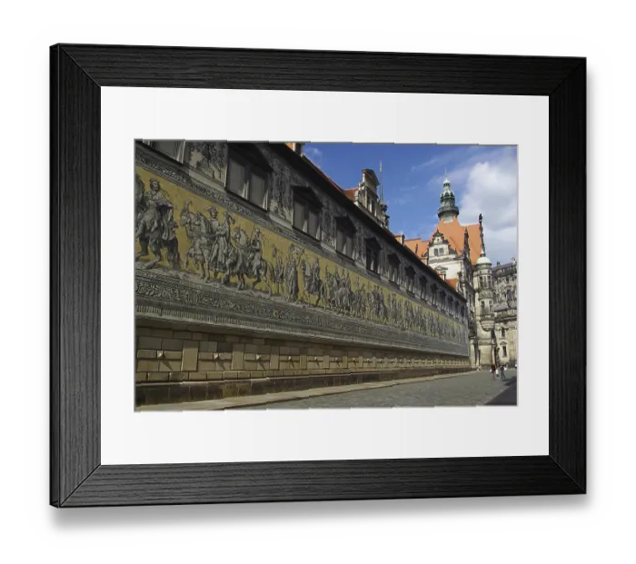 Framed Print : Dresden Procession of Princes, Dresden Procession of Princes