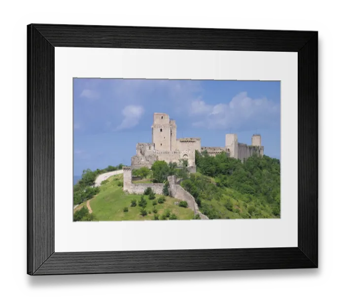 Framed Print : Assisi castle, Assisi castle 05