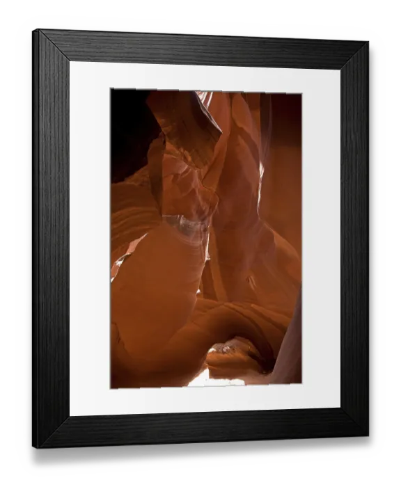 Framed Print : The Upper Antelope Canyon in Utah