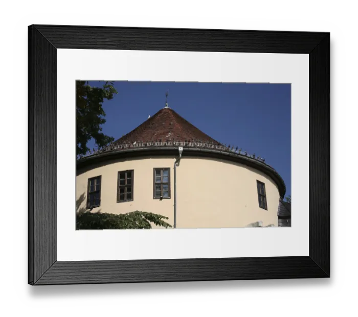 Framed Print : This tower used to be part of Weimar's city fortifications