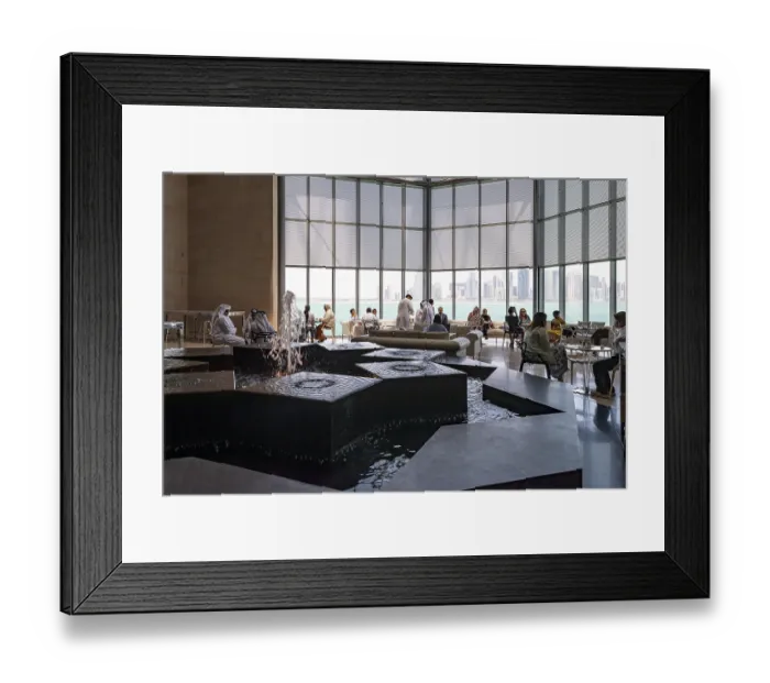 Framed Print : Main Hall, Entrance Hall, Museum of Islamic Art
