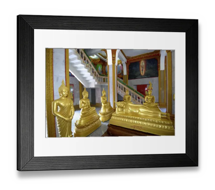Framed Print : Wat chalong temple in phuket, thailand Framed Print : Wat chalong temple in phuket, thailand