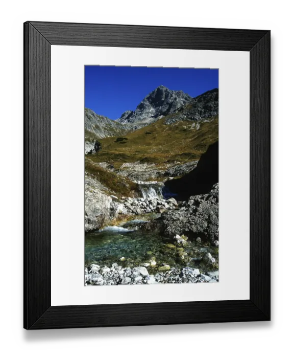 Framed Print : Madelejoch, Allgau Alps