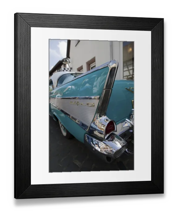 Framed Print : Chevrolet Bel Air 1957, Dreieich