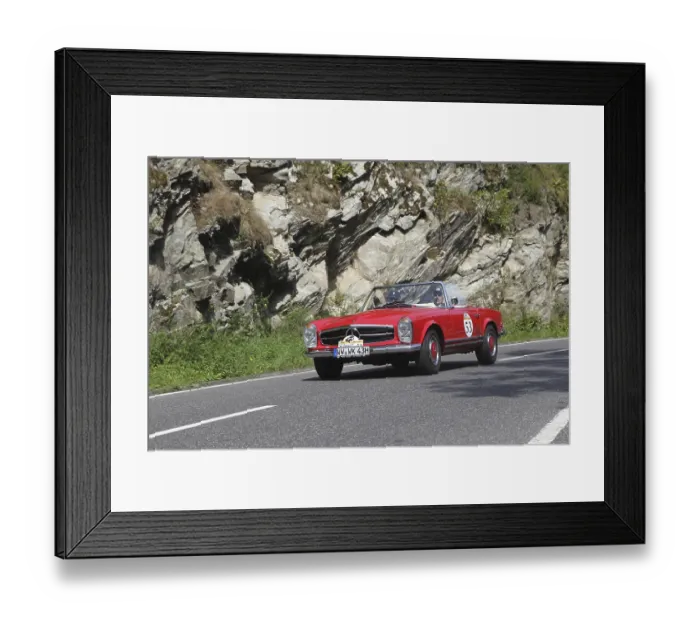 Framed Print : Vintage car rally ADAC Mittelrhein-Classic 2010