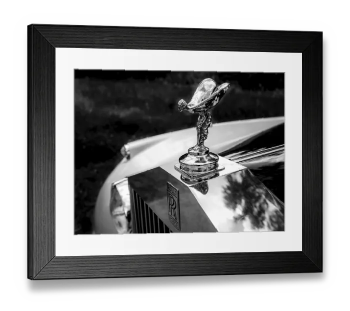 Framed Print : Rolls Royce silver shadow, radiator mascot Framed Print : Rolls Royce silver shadow, radiator mascot