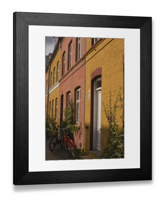 Framed Print : Residential buildings, Copenhagen, Denmark